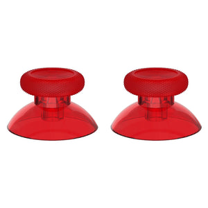 Clear Red Analog Thumbsticks For Xbox Series X/S Controller & Xbox One Standard Controller & Xbox One X/S Controller & Xbox One Elite Controller-JX3423WS - Extremerate Wholesale