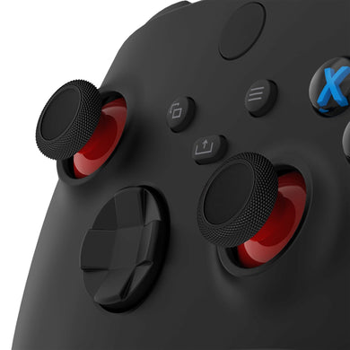 Carmine Red & Black Analog Thumbsticks For Xbox Series X/S Controller & Xbox One Standard Controller & Xbox One X/S Controller & Xbox One Elite Controller-JX3431WS - Extremerate Wholesale