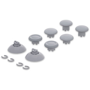 New Hope Gray EDGE Sticks Replacement Interchangeable Thumbsticks for Xbox Series X/S & Xbox Core & Xbox One X/S & Xbox Elite V1 & NS Switch Pro Controller - AGLX3M003WS - Extremerate Wholesale