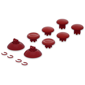 Carmine Red EDGE Sticks Replacement Interchangeable Thumbsticks for Xbox Series X/S & Xbox Core & Xbox One X/S & Xbox Elite V1 & NS Switch Pro Controller - AGLX3M004WS - Extremerate Wholesale