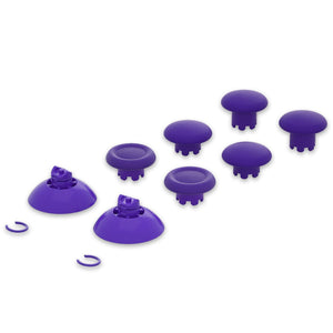 Purple EDGE Sticks Replacement Interchangeable Thumbsticks for Xbox Series X/S & Xbox Core & Xbox One X/S & Xbox Elite V1 & NS Switch Pro Controller - AGLX3M005WS - Extremerate Wholesale