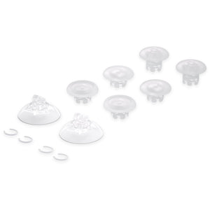 Clear EDGE Sticks Replacement Interchangeable Thumbsticks for Xbox Series X/S & Xbox Core & Xbox One X/S & Xbox Elite V1 & NS Switch Pro Controller - AGLX3M006WS - Extremerate Wholesale