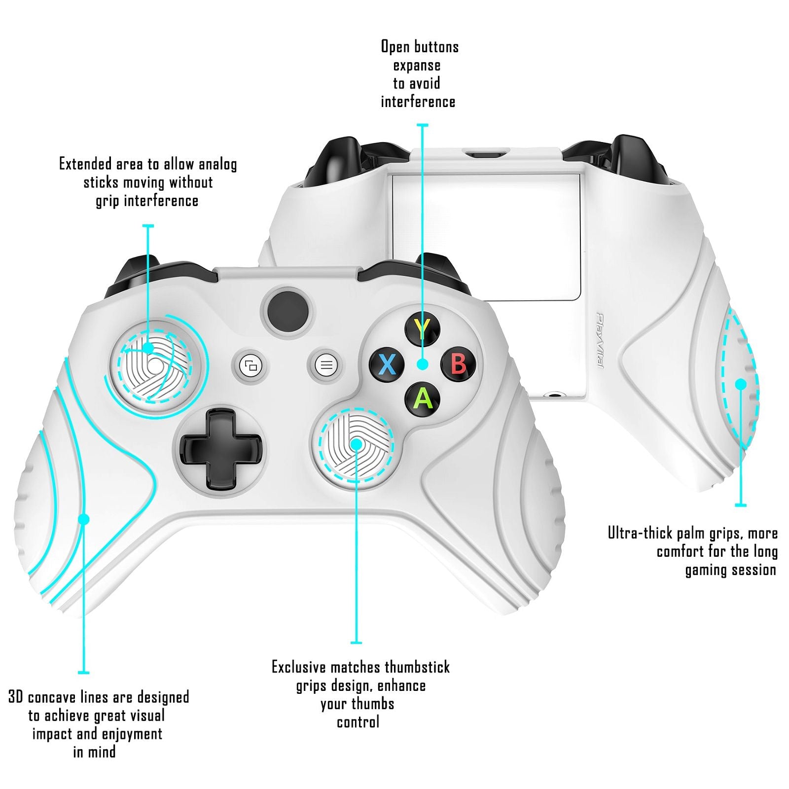 安価 Samurai Edition White Ergonomic Silicone Case Skin With プレーヤー