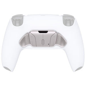 Turn RISE & RISE4 to RISE4 RMB Kit – Silver Real Metal Buttons (RMB) Version K1 K2 K3 K4 Back Buttons Housing & Remap PCB Board for eXtremeRate RISE & RISE4 Remap kit, Compatible with PS5 Controller - VPFJ7001 - Extremerate Wholesale