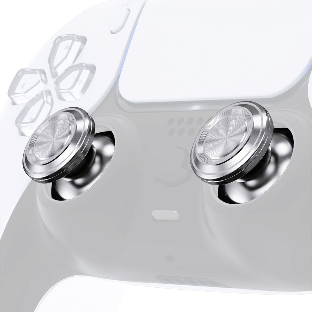 Silver Metal Aluminum Analog Thumbsticks Compatible With PS5 Controller-JPFC002WS - Extremerate Wholesale