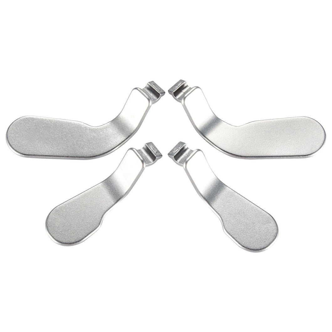 Silver Replacement 4 Paddles Kit (2 Shorts & 2 Longs) for Xbox One Elite Controller-XOJ2011 - Extremerate Wholesale