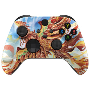 Soft Touch Fire Phoenix Front Shell For Xbox Series X/S Controller-FX3T186WS - Extremerate Wholesale