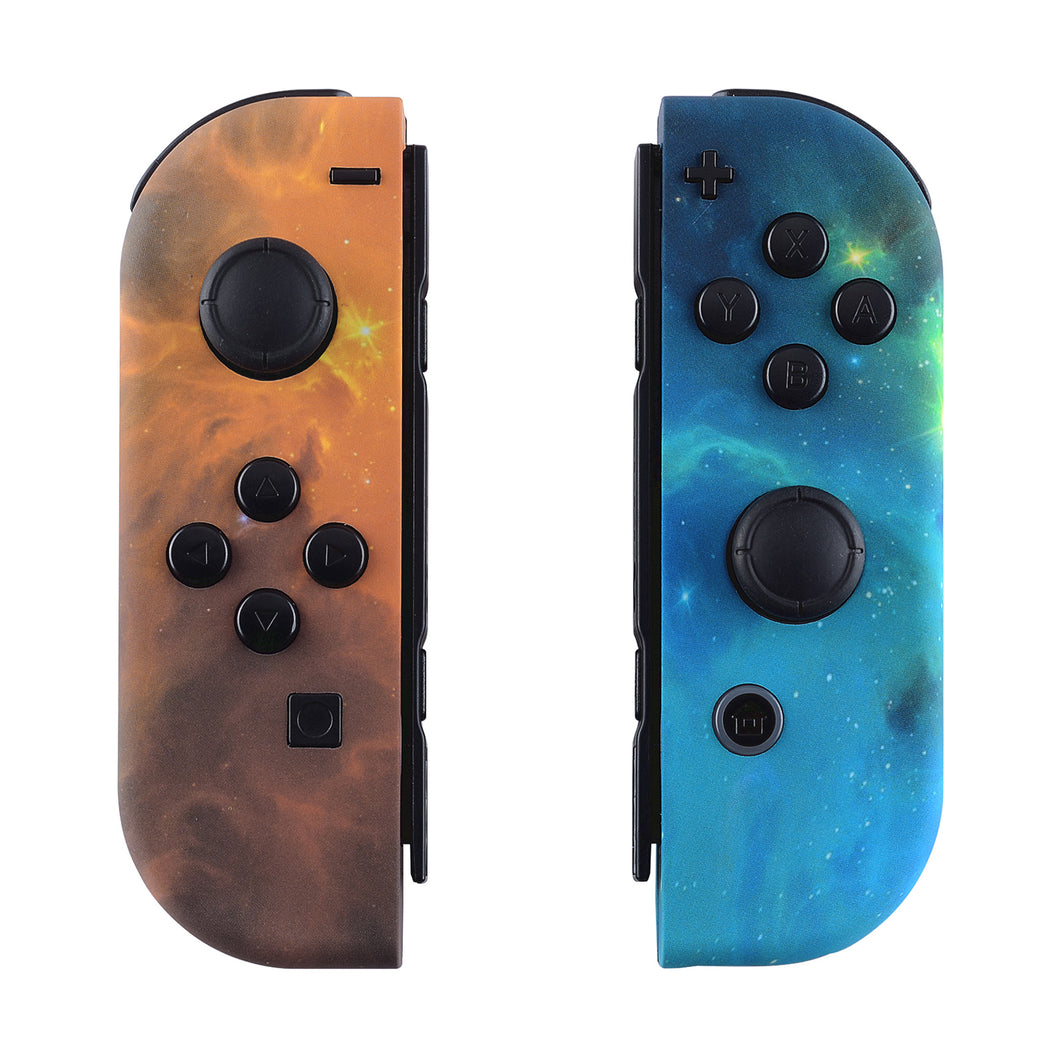 Soft Touch Gold Nebula Shells For NS Switch Joycon & OLED Joycon-CT102WS - Extremerate Wholesale