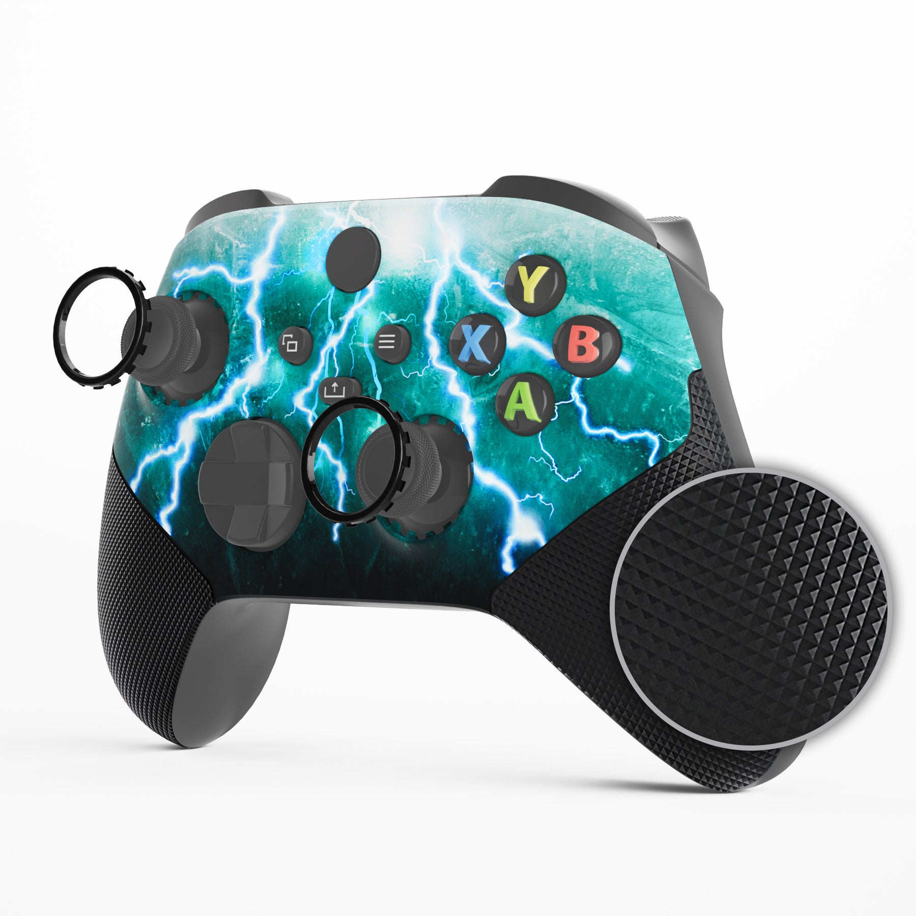 Soft Touch Green Storm Thunder ASR Version Performance Rubberized Grip ...