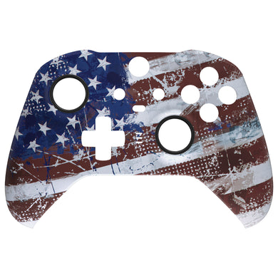 Soft Touch Impression US Flag Front Shell For Xbox One-Elite2 Controller-ELT146WS - Extremerate Wholesale