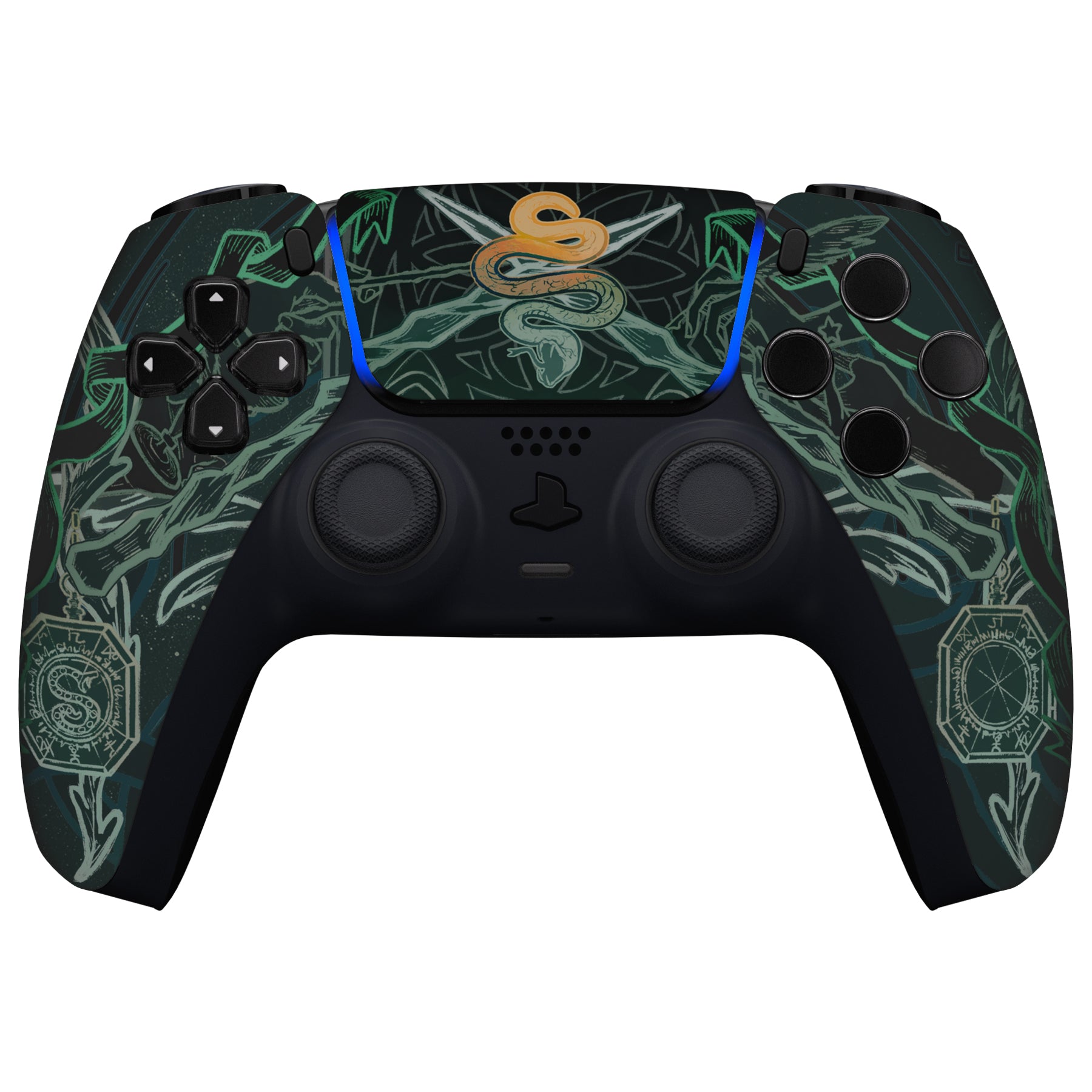 Soft Touch Serpent Totem Front Shell With Touchpad Compatible With PS5 ...