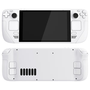 White Full Set Shell For Steam Deck LCD Console - QESDP001WS - Extremerate Wholesale
