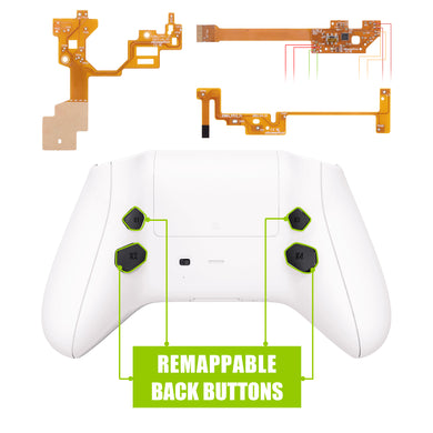White Hope Remappable Remap Kit With Upgrated Boards + Redesigned Back Shell + Side Rails + Back Buttons For Xbox Series X/S Controller & Xbox Core Controller-RX3P3008 - Extremerate Wholesale
