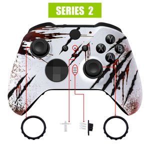 Soft Touch Wild Attack Front Shell For Xbox One-Elite2 Controller-ELT148WS - Extremerate Wholesale