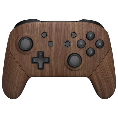 Soft Touch Wood Grain Full Shells And Handle Grips For NS Pro Controller-FRS201WS - Extremerate Wholesale