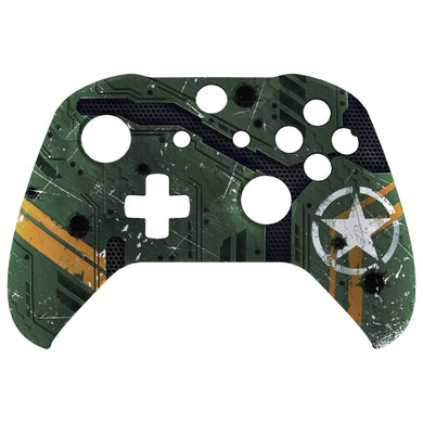 Soft Touch Army Mecha Front Shell For Xbox One S Controller-SXOFT61XWS - Extremerate Wholesale
