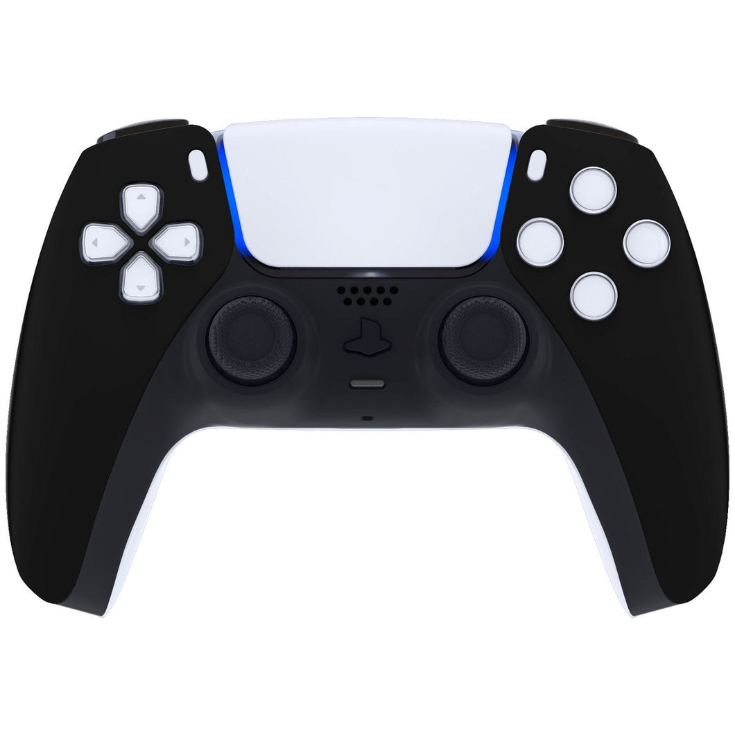 Soft Touch Black Front Shell Compatible With PS5 Controller-MPFP3009WS - Extremerate Wholesale