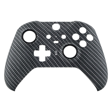 Soft Touch Black Silver Carbon Front Shell For Xbox One-Elite2 Controller-ELS209WS - Extremerate Wholesale