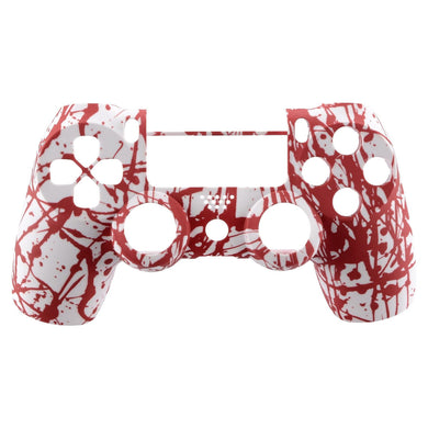 Soft Touch Blood Sacrifice Front Shell Compatible With PS4 Gen2 Controller-SP4FS14WS - Extremerate Wholesale