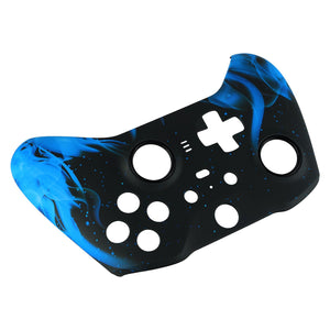 Soft Touch Blue Flame Front Shell For Xbox One-Elite2 Controller-ELT105WS - Extremerate Wholesale