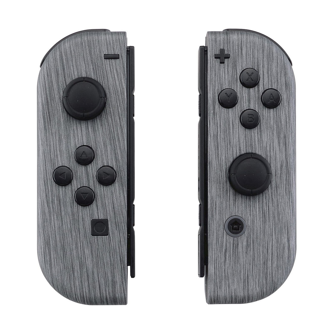 Soft Touch Brushed Silver Shells For NS Switch Joycon & OLED Joycon-CS206WS - Extremerate Wholesale
