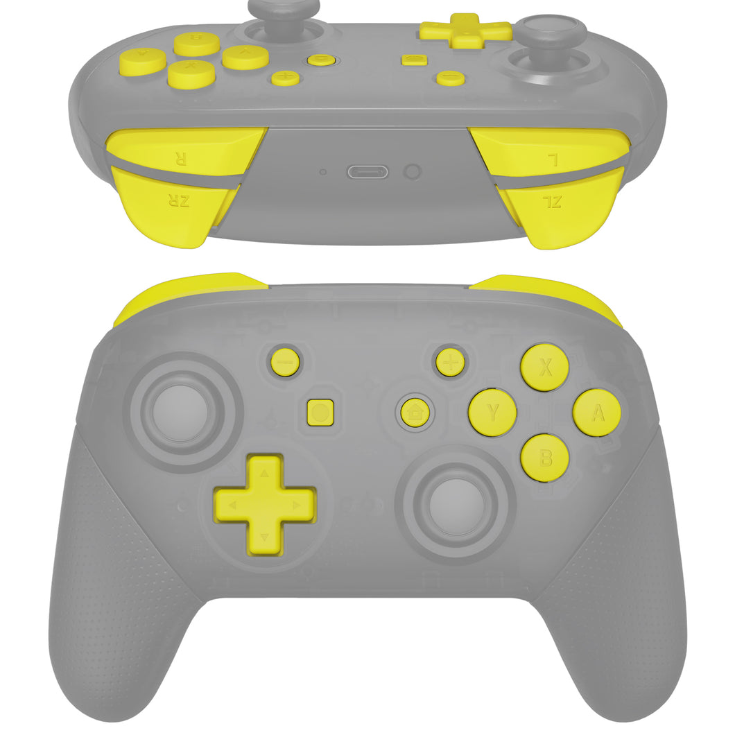 Sunflower Yellow 13in1 Button Kits For NS Pro Controller-KRP359WS