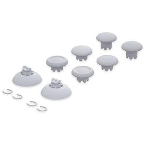 Solid White EDGE Sticks Replacement Interchangeable Thumbsticks for PS5 & PS4 All Model Controllers - P5J202WS - Extremerate Wholesale