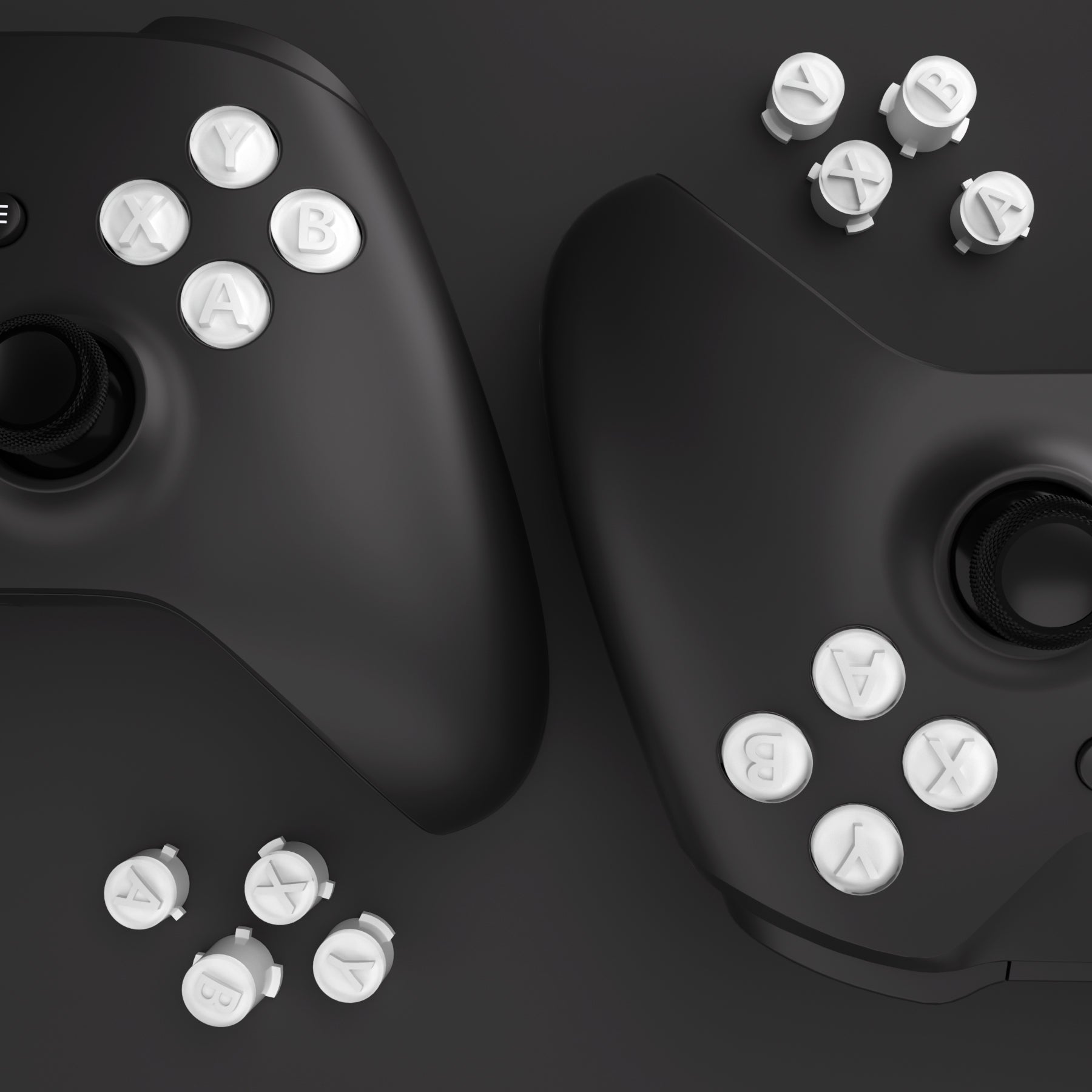 Three-Tone Robot White & Clear With Robot White Classic Symbols