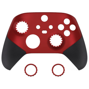 Vampire Red ASR Version Performance Rubberized Grip Front Housing Shell With Accent Rings For Xbox Series X/S Controller & Xbox Core Controller-FX3C3003WS - Extremerate Wholesale