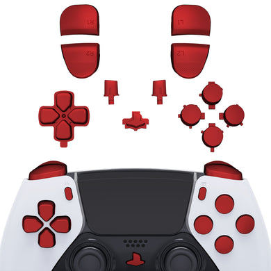 Vampire Red Full Set Button Kits Compatible With PS5 Edge Controller -JXTEGP001WS - Extremerate Wholesale