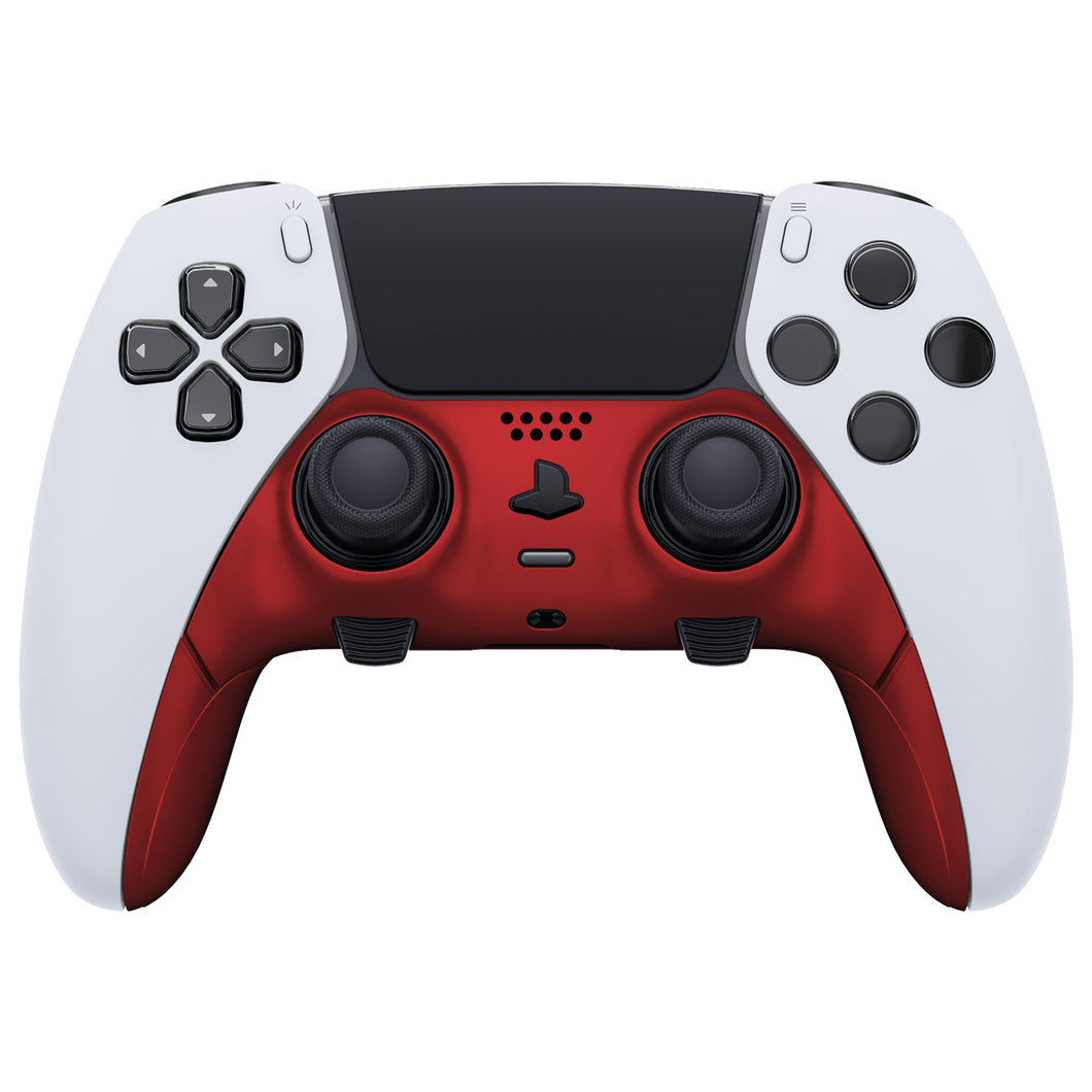 Vampire Red Replacement Top Bottom Decorative Trim Shell Compatible with PS5 Edge Controller -CXQEGP001WS - Extremerate Wholesale