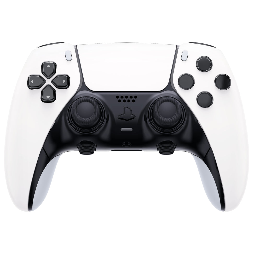 White Left Right Front Housing Shell With Touchpad Compatible With PS5 Edge Controller - MLREGP007WS - Extremerate Wholesale