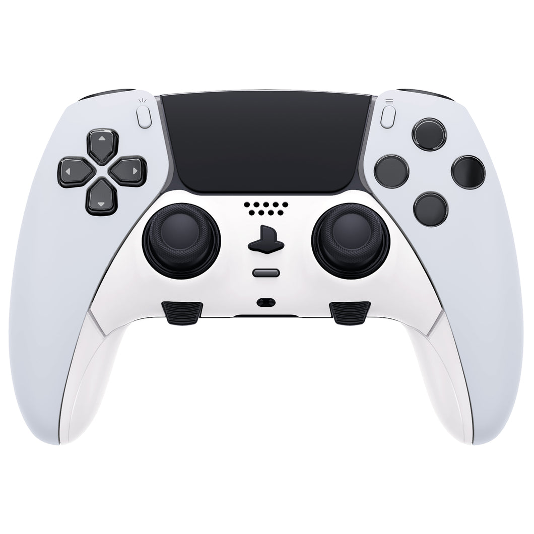 White Replacement Top Bottom Decorative Trim Shell Compatible with PS5 Edge Controller -CXQEGP007WS - Extremerate Wholesale