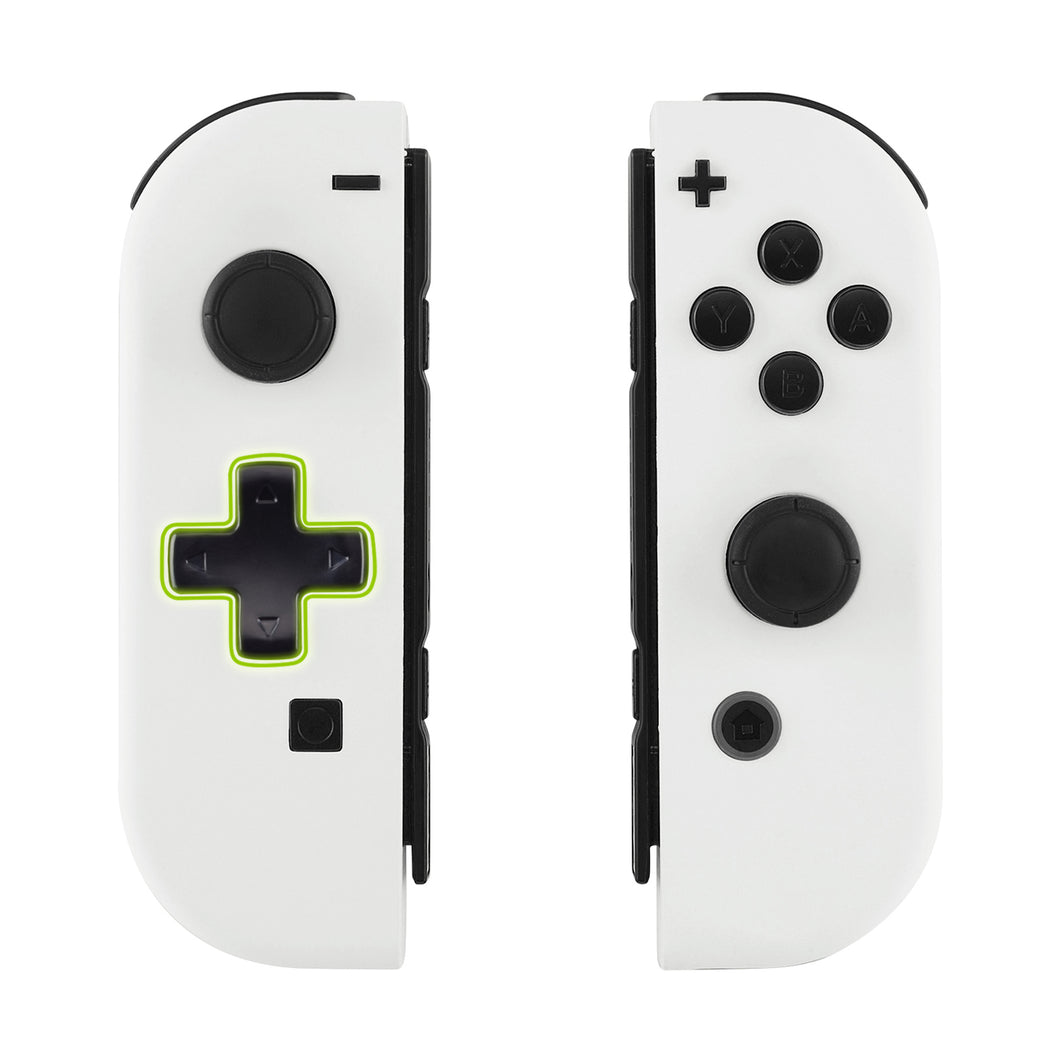 White Shells For NS Switch Joycon & OLED Joycon Dpad Version-JZP303V1WS - Extremerate Wholesale