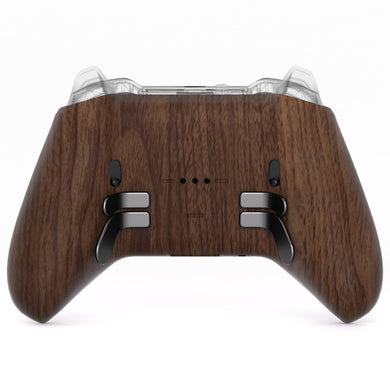 Wood Grain Replacement Bottom Shell Case for Xbox Elite Series 2 & Elite Series 2 Core Controller Model 1797 - XDHE2S001WS - Extremerate Wholesale
