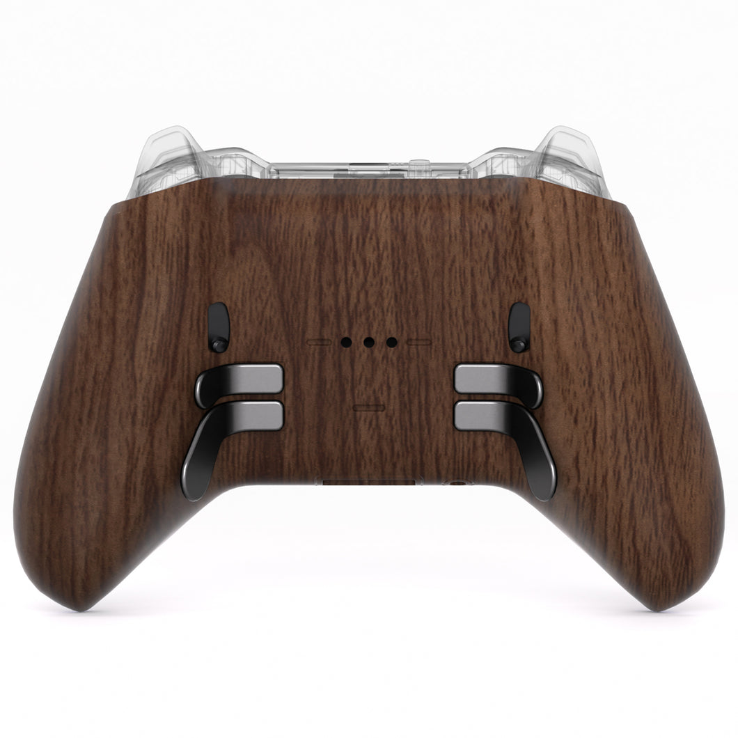 Wood Grain Replacement Bottom Shell Case for Xbox Elite Series 2 & Elite Series 2 Core Controller Model 1797 - XDHE2S001WS