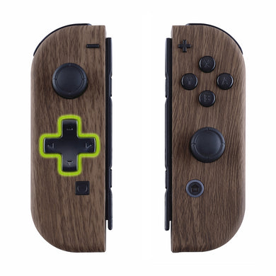 Wooden Grain Shells For NS Switch Joycon & OLED Joycon Dpad Version-JZS201WS - Extremerate Wholesale