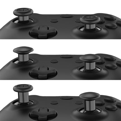 Black ThumbsGear Interchangeable Ergonomic Thumbstick For Xbox Series X & S/Xbox One/Xbox One Elite/Xbox One S & X Controller With 3 Height Domed And Concave Grips Adjustable Joystick-XOJ2104WS - Extremerate Wholesale