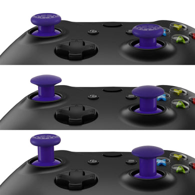 Dark Purple ThumbsGear Interchangeable Ergonomic Thumbstick For Xbox Series X & S/Xbox One/Xbox One Elite/Xbox One S & X Controller With 3 Height Domed And Concave Grips Adjustable Joystick-XOJ2114WS - Extremerate Wholesale