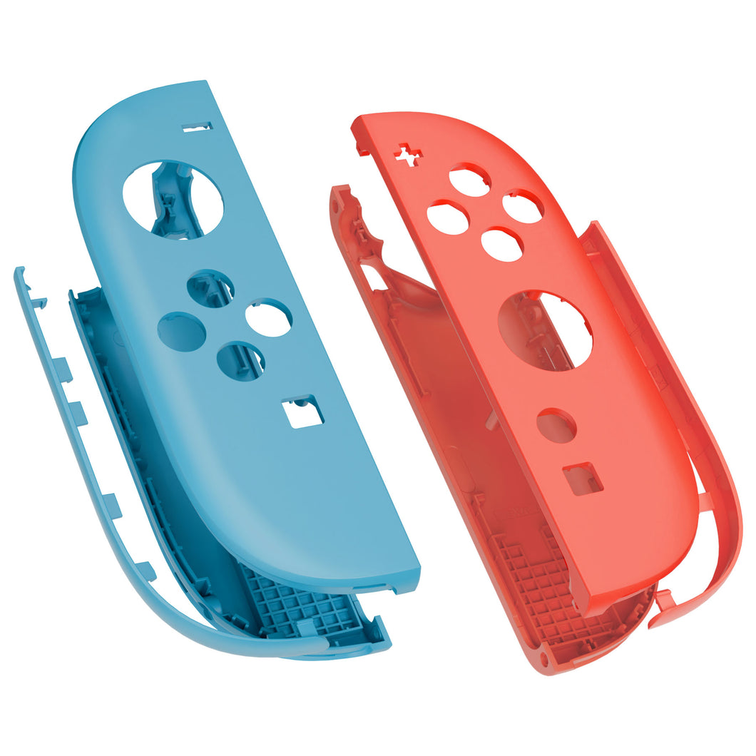 eXtremeRate Blue & Orange DIY Replacement Joycon Shells for Nintendo Switch 2 - JB2NTM012