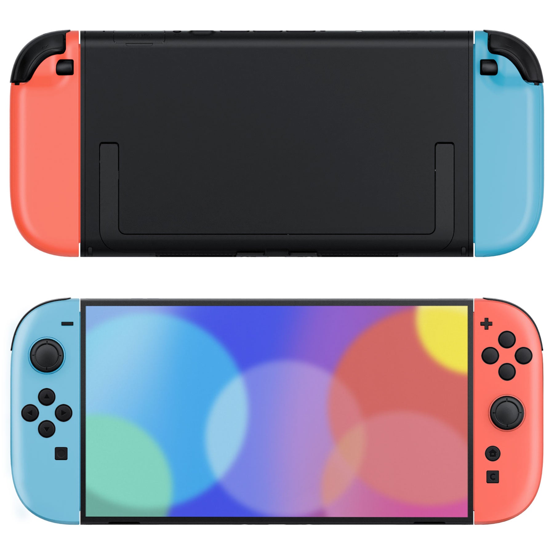 eXtremeRate Blue & Orange DIY Replacement Joycon Shells for