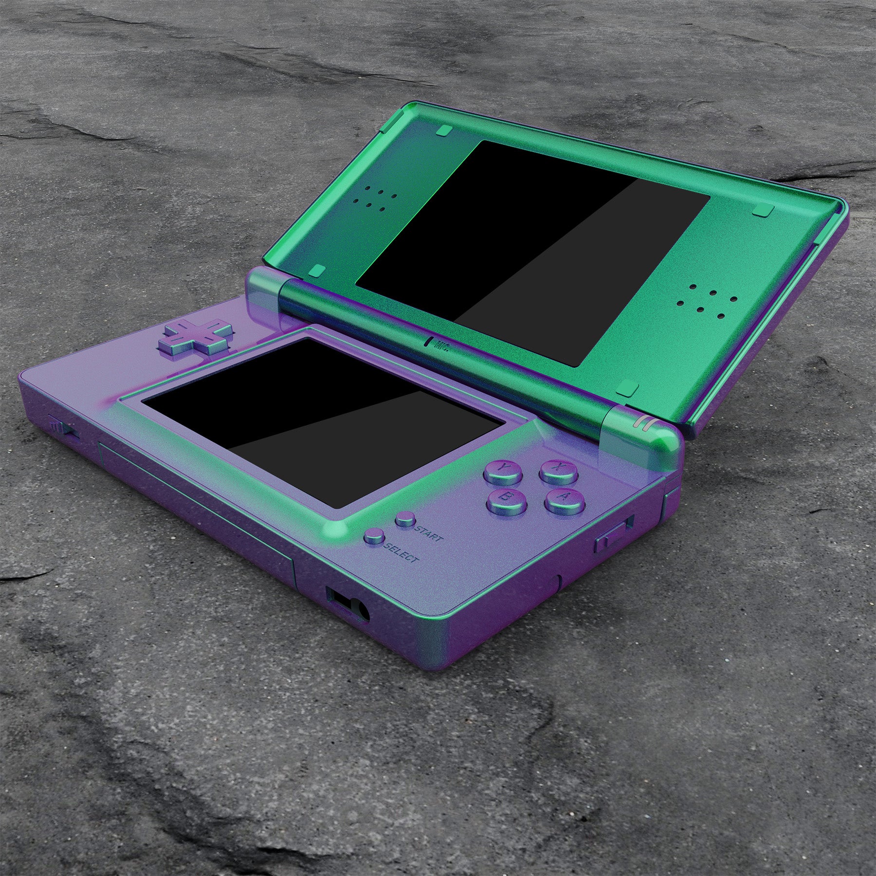 eXtremeRate Chameleon Green Purple Replacement Full Housing Shell