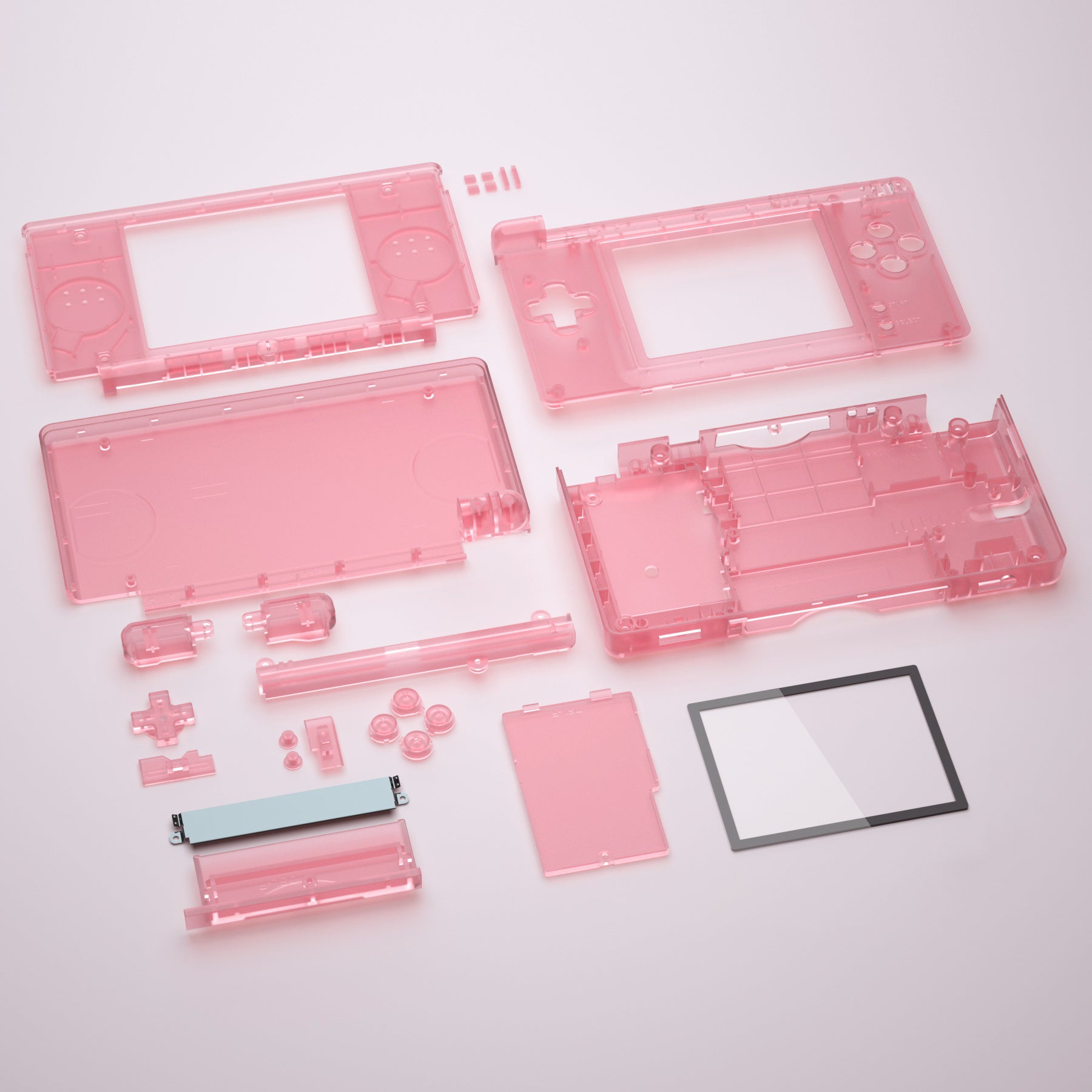 eXtremeRate Cherry Pink Replacement Full Housing Shell & Buttons