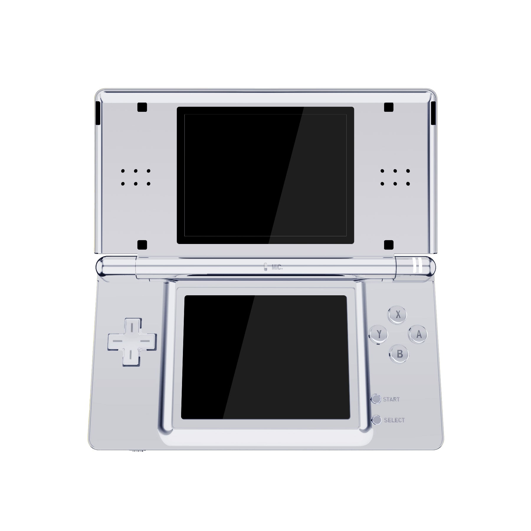 eXtremeRate Chrome Silver Replacement Full Housing Shell & Buttons