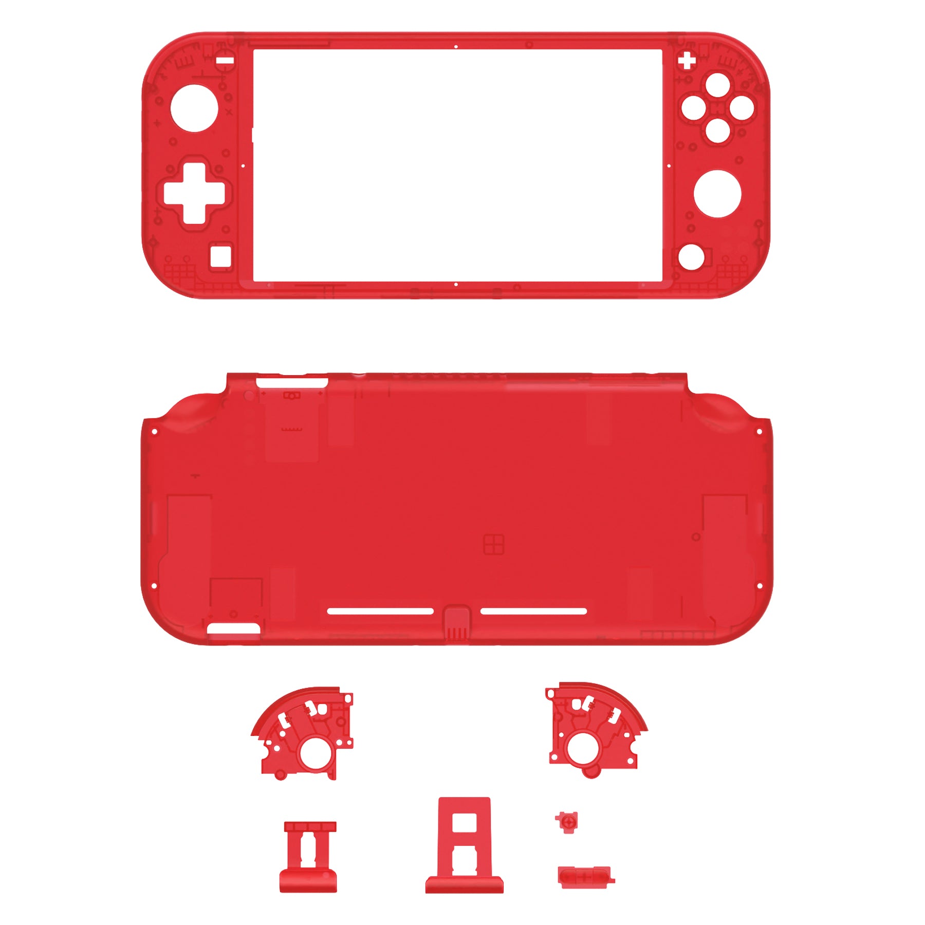 Clear Red Shells For NS Lite-DLM512WS