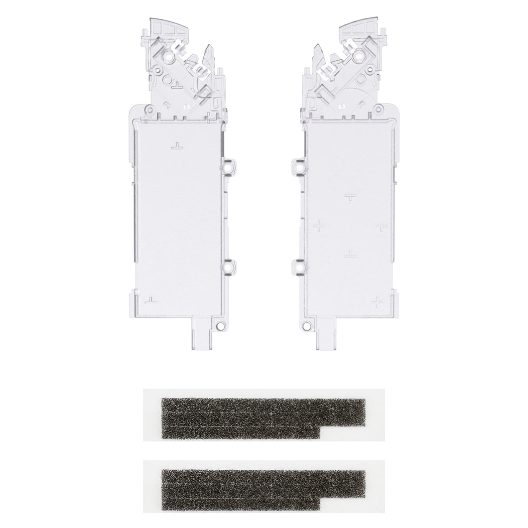 eXtremeRate Clear Replacement Middle Frame for Nintendo Switch 2 Joycon - KB2NTM006