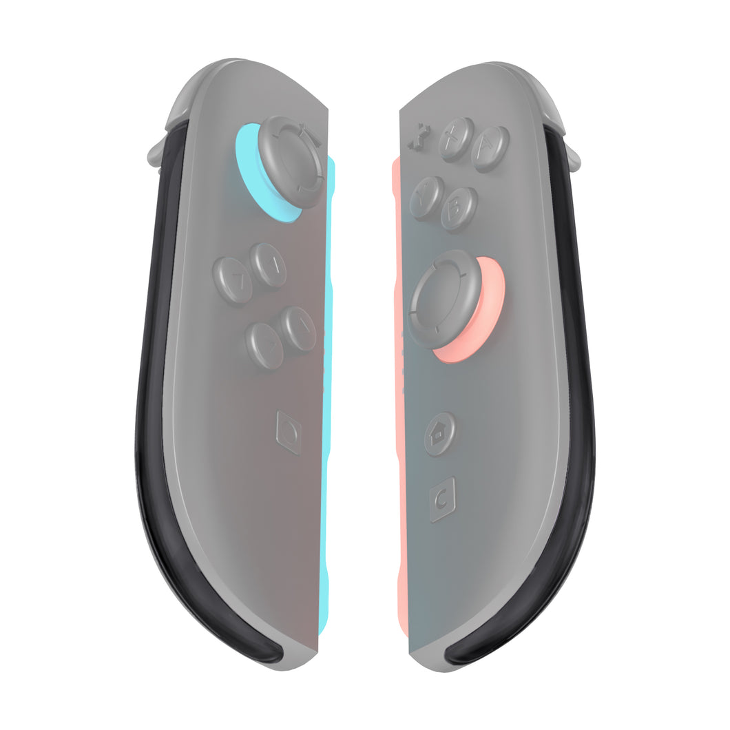 eXtremeRate Clear Slate Black Replacement Decorative Strips for Joycon 2 of Nintendo Switch 2 - ZB2NTM002