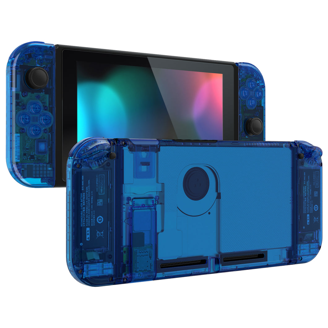 eXtremeRate Crystal Blue Replacement Full Set Shells For Nintendo Switch - QP352WS