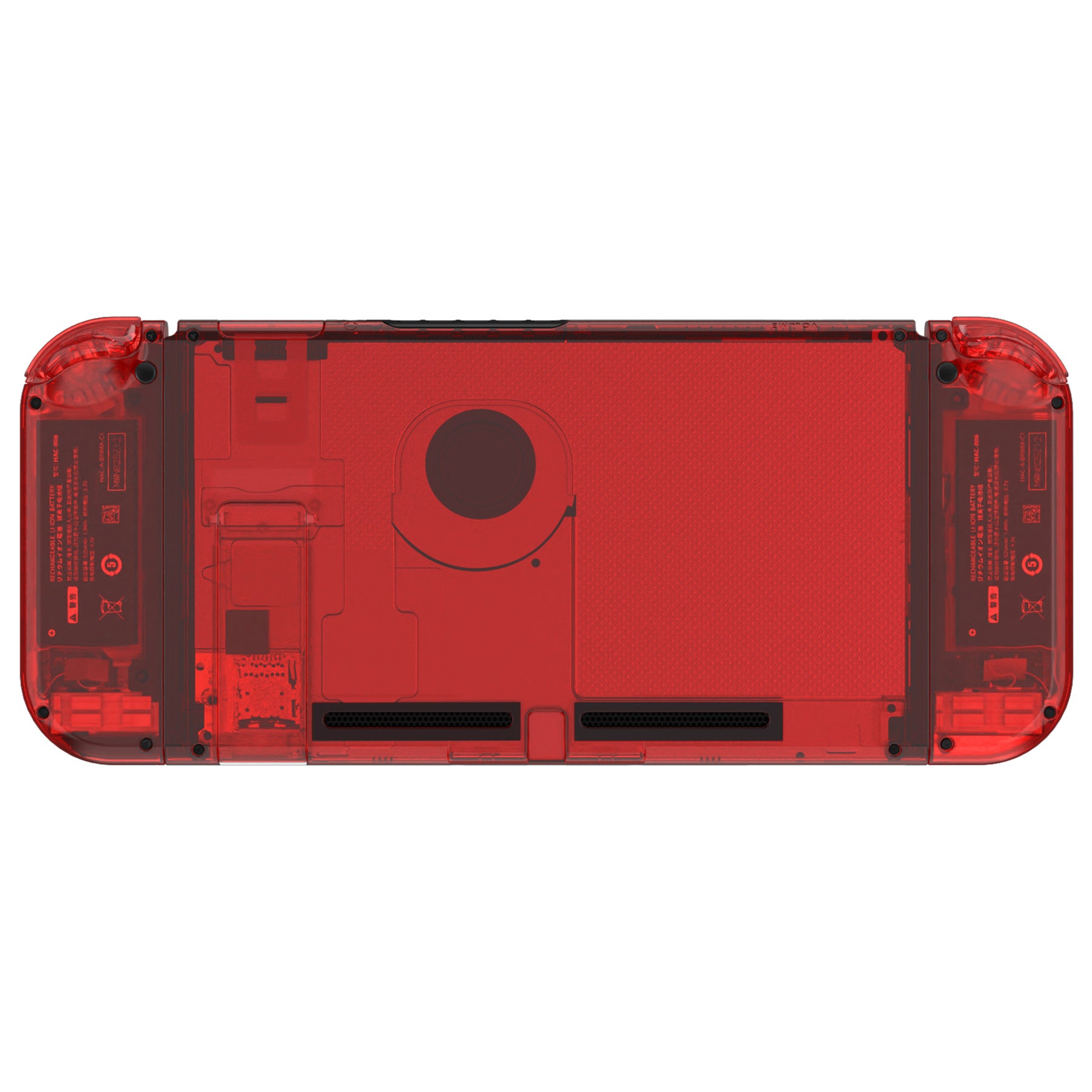 eXtremeRate Crystal Red Replacement Full Set Shells For Nintendo