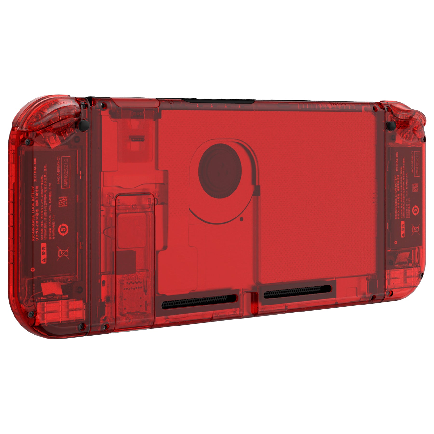 eXtremeRate Crystal Red Replacement Full Set Shells For Nintendo